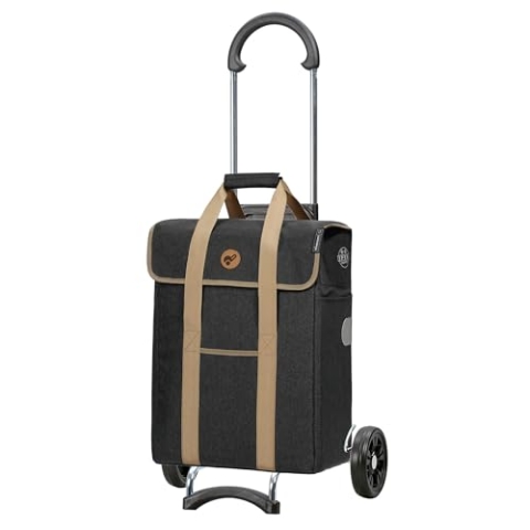ANDERSEN Einkaufstrolley - Scala Shopper Ipek Mi schwarz 39 L Einkaufswagen, Freizeit, isoliert, Kühltasche, klappbar, leichtgängig, leise Räder