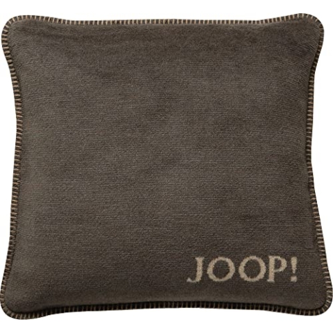 Joop!, Kissenhülle Uni Doubleface Kastanie-Cashew Baumwolle/Polyacryl, Maße: 50cm x 50cm, 754684