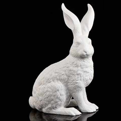 Goebel Mirinda Hase, Porzellan, weiß, 26,5x17,5x13cm