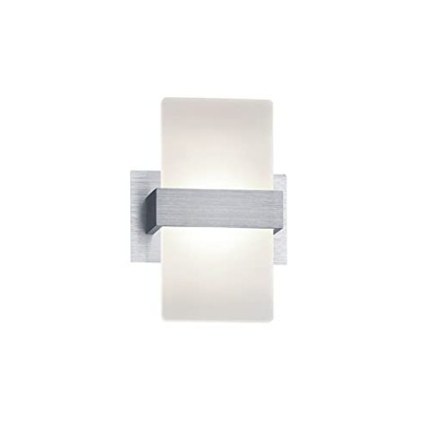 Trio Leuchten LED Wandleuchte Platon 274670105, Aluminium, Schirm Acryl weiß, 1 x 4.5 Watt