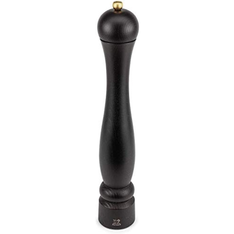 Peugeot Clermont Manuelle Pfeffermühle, Klassische Mahlgradeinstellung, Höhe: 40 cm, Holz, Braun, 33569