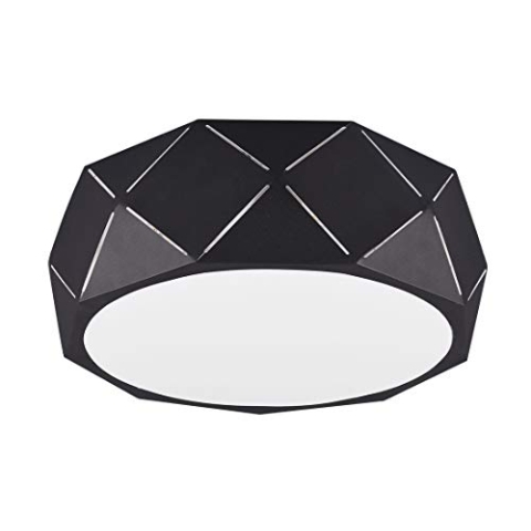 Trio Leuchten Deckenleuchte Zandor 603500332, Metall Schwarz matt, exkl. 3x E27