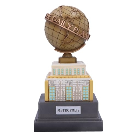 Nemesis Now DC The Daily Planet Ornament 22 cm, Kunstharz, offizielles Lizenzprodukt, Superman The Daily Planet Tower, Superman Comics Heimdekoration, gegossen aus feinstem Harz, fachmännisch