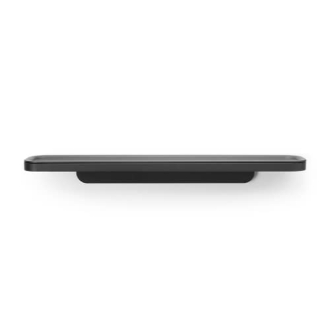 Brabantia - Mindset Badregal - Platzsparend - Wandregal für die Dusche - Bis zu 2 kg - Korrosionsbeständig - Inklusive Befestigungsmaterial - Infinite Grey - 42 x 8,6 cm