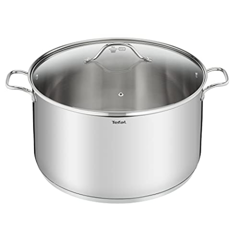 Tefal Edelstahl B9087514 Intuition XL Extra großer Kochtopf 36 cm (20.3 l) + CV Induktion, Legierung