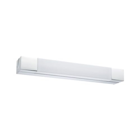 Paulmann 79714 LED Deckenleuchte Spiegelleuchte Quasar incl. 1x7,5 Watt IP44 Deckenlampe Chrom, Weiß Wohnzimmerlampe Metall, Acryl Flurlampe 3000 K