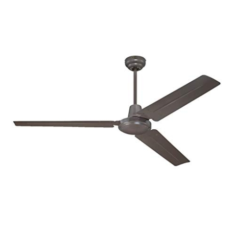 142 cm Deckenventilator Industrial 78623 mit drei Flügeln in der Ausführung Espresso