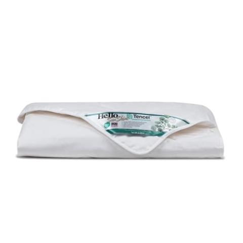 NachtrustOnline Tencel-Sommerdecke 200 x 200 cm- Decke aus natürlichem Tencel-Lyocell - Leichte, geschmeidige, saugfähige und atmungsaktive Sommerbettdecke