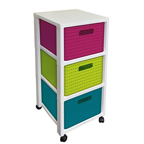Rotho Babydesign schubladenkasten, Rattan Kunststoff, Mix, Moyenne