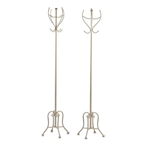 Gift Decor Porte-Manteau Metal Creme (30 x 180 x 30 cm)