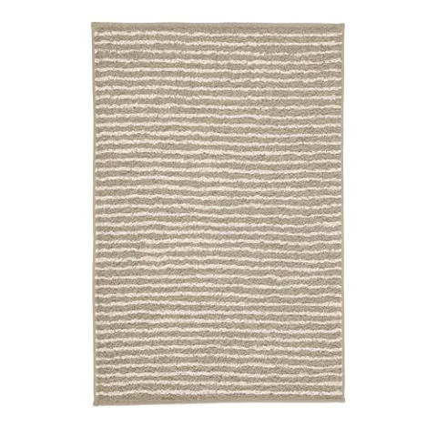 Kleine Wolke Badteppich Amalia, Farbe: Taupe, Material: 100% Baumwolle, Größe: 50x 60 cm