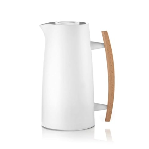 Guzzini - RIVIERA '63 Thermokaraffe 1 Liter - Weiß, 18,3 x 13 x h25 cm - 12560011, Milchweiß
