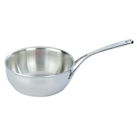Demeyere Atlantis KONISCHE SAUTEUSE OHNE Deckel mit 22cm Durchmesser, 2,5l, Volumen und 8 cm h.