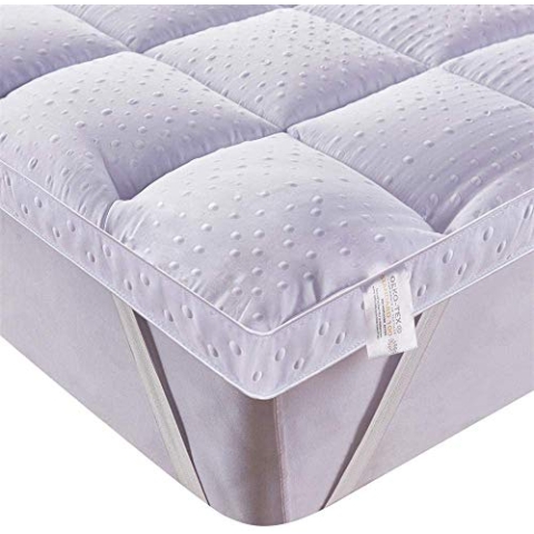 Bedecor 3D Ultra Soft Matratzenauflage,Microfibre Polyester Mattress Pad,rutschfest Antiallergisch Matratzen Topper 120 x 200 cm