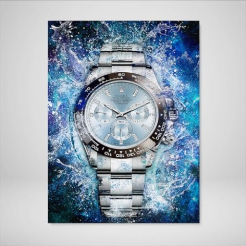 DEVICI Wandbilder – Rolex Daytona – Wandbilder Wohnzimmer, Büro, Bilder Leinwand, Poster & Kunstdrucke, Wanddekoration Wohnzimmer