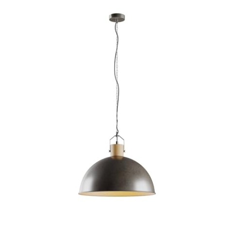 Lindby Pendelleuchte Holgar (Vintage, Industriell) in Grün aus Metall (1 flammig E27) - Deckenlampe Esstischlampe Hängelampe Hängeleuchte Wohnzimmerleuchte