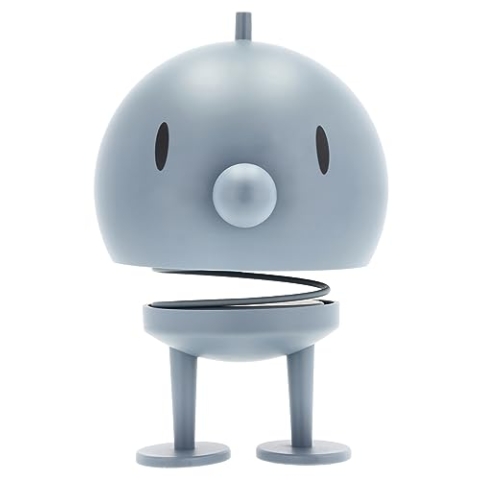 Hoptimist Soft Bumble Wackelfigur & Glücksbringer, Skandinavische Deko Figuren für Wohnzimmer, Schreibtisch, Büro, Bürodeko & Lustige Kleine Geschenke, 15 x 15 x 24 cm, XL, Sky