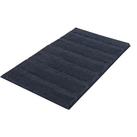 Kleine Wolke Badteppich, Polyester, Navy, 70x120cm