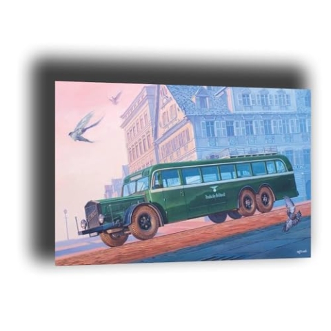 Roden - Vomag 7 OR 660 Omnibus - Neu, 1/35 Maßstab, Kunststoff, Grau, Erwachsener, Modellbau, Bus