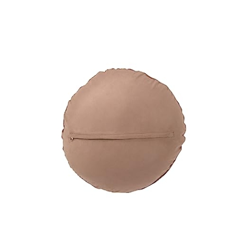 J-Line Kissen RUND Leder Camel