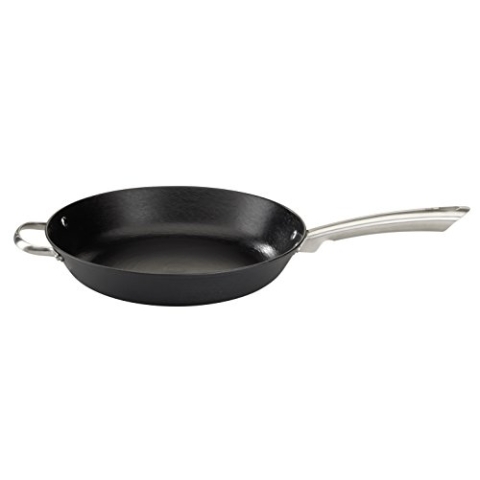 GSW 714273 GUSSEISEN PROFESSIONELL Bratpfanne o. Deckel 32cm, schwarz, 32 cm