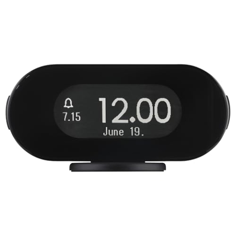 Jacob Jensen Weckuhr 11,5 x 2,3 x 5,5 cm Black
