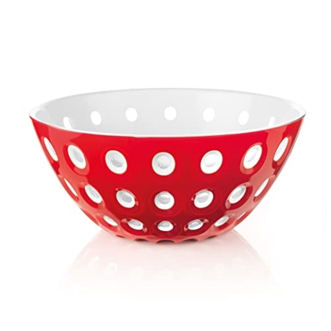 Guzzini - Le Murrine, Schale, Schüssel - Rot/Weiß/Transparent, Ø25 x h11 cm | 2700 cc - 279425147