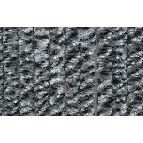 BERGER Blickdicht Flauschvorhang 100x200 | Chenille Türvorhang als Flauschvorhang Wohnwagen, Flauschvorhang Wohnmobil | Flauschvorhang Insektenschutz für Balkontür, Sichtschutz, Raumteiler