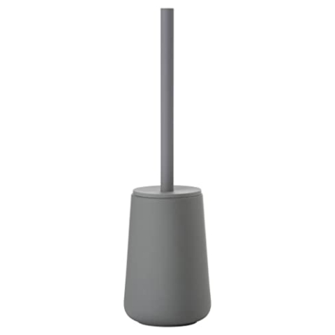 Zone Denmark Nova One Toilettenbürste, Klobürste aus Keramik, WC Bürste mit Bürstenhalter, Soft-Touch-Beschichtung, Durchm. 10,3 cm, Höhe 37 cm, Grau