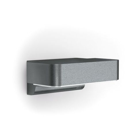 Steinel LED Außenleuchte L 800 C Connect, smarte Wandleuchte, dimmbar, bedienbar per App, 7.5 W, 3000K, Anthrazit