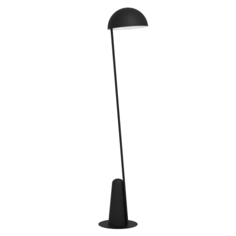EGLO Stehleuchte Aranzola, Stehlampe im minimalistischen Design, Standleuchte aus Metall in Schwarz, Leselampe Wohnzimmer, Wohnzimmerlampe mit E27 Fassung