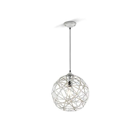 Trio Leuchten Pendelleuchte 305100161 Jacob, Metall grau antik, exkl. 1 x E27, 40 x 40 x 150 cm
