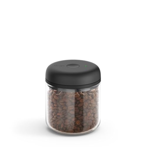 Fellow Atmos Elektrischer Vakuumbehälter & Vorratsbehälter – Luftdichte Kaffee- und Lebensmittelbehälter – Kaffeebehälter – (Klarglas, 0,7 Liter)