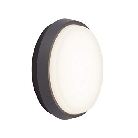 Letan LED Außenwandleuchte 18cm anthrazit/weiß
