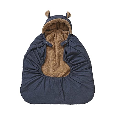 Vertbaudet Babytragetasche, Daunenjacke, Tu, blau
