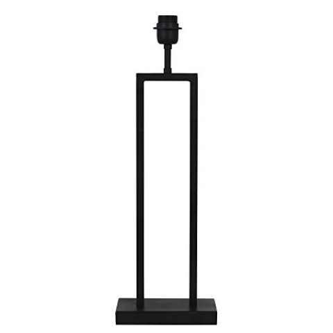 Light & Living Lampenfuß Shiva - Schwarz - 20x10x55cm - Rechteck - Metall - Tischlampenfuß - Lampe Wohnzimmer & Schlafzimmer