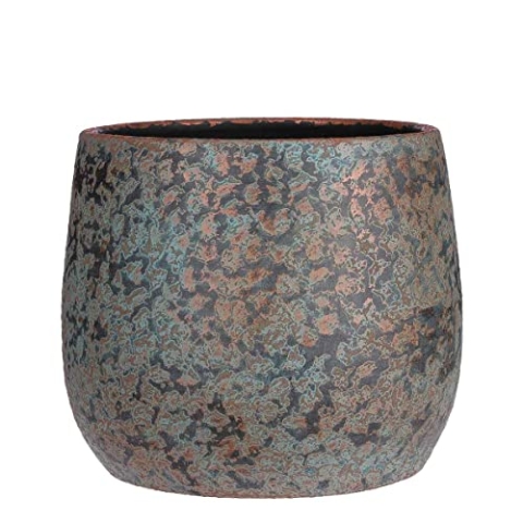 Mica decorations Clemente Blumentopf H31 x Ø38 cm Terrakotta Kupfer