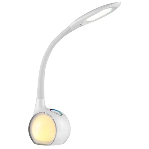 LED Schreib Tisch Lampe weiß TOUCH DIMMER Wohn Zimmer Beistell Flexo Lese Leuchte Globo 58278