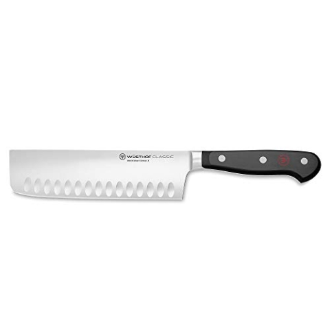 WÜSTHOF Classic Nakiri 17 cm, Schwarz,silber