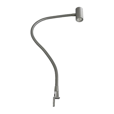 kalb Material für Möbel 3W LED Bettleuchte Leseleuchte Flexleuchte Nachttischlampe Bettlampe Leselampe, Auswahl:1er SET