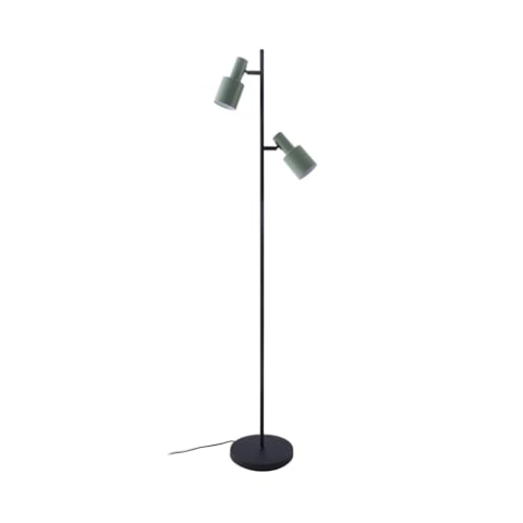 Lindby Stehlampe 'Ovelia' (Modern) in Schwarz aus Metall u.a. für Wohnzimmer & Esszimmer (2 flammig, E27) - Stehleuchte, Standleuchte, Floor Lamp, Wohnzimmerlampe, Wohnzimmerlampe
