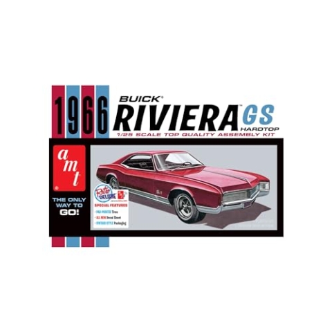 AMT - 1966 Buick Riviera GS Hardtop, Maßstab 1:25, Skill Level 2