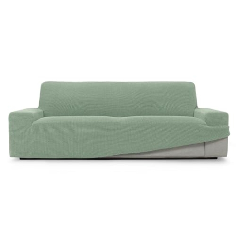 SOFASKINS® super elastischer überzug, Sofabezug 3 sitzer, atmungsaktiv, bequem und langlebig, Sofa überzug, Einfach anzubringen, Maße (180-230Cm), Farbe Türkis