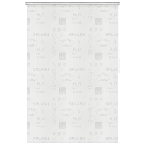vidaXL Duschrollo 160x240cm Splash-Design Duschvorhang Rollo Badewannenvorhang