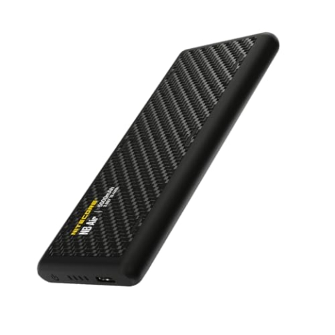 Nitecore Powerbank NB Air - 5000-mAh USB-C Externer Akku, IPX7 wasserdicht, 89 g leicht, schnell aufladend, tragbar