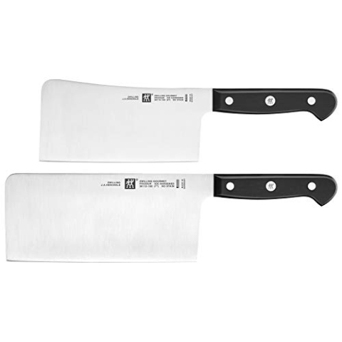 Zwilling "Gourmet" 2-teiliges Messerset mit Hackmesser und Chinesischem Kochmesser
