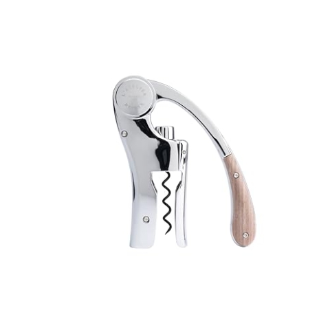 L'Atelier du Vin 095464-7 Oeno Motion Wood Hebelkorkenzieher, Gußeisen, Schwarz