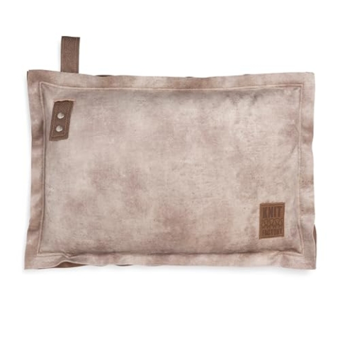 KNIT FACTORY - DAX Kissen - Luxuriöses und samtweiches Dekokissen - Sofakissen - 60x40 - Beige
