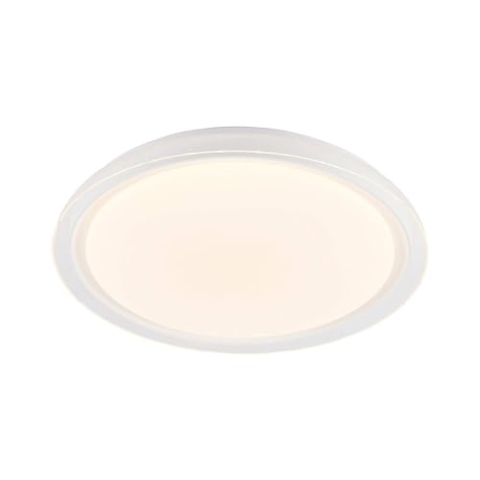 Lindby LED Deckenleuchte Sleya dimmbar mit Leselampe (Modern) in Weiß (1 flammig,) - Lampe Deckenlampe Wohnzimmerleuchte