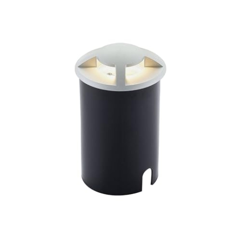 Lucande Bodeneinbauleuchten Milara (wasserdicht (Modern) in Alu aus Aluminium (1 flammig, GU10) - Bodeneinbauleuchte außen